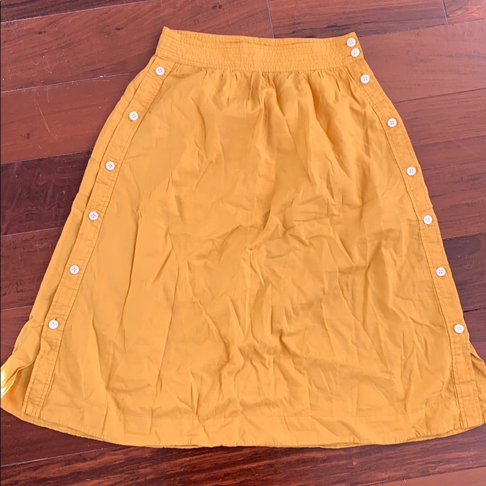Madewell Side Button Skirt